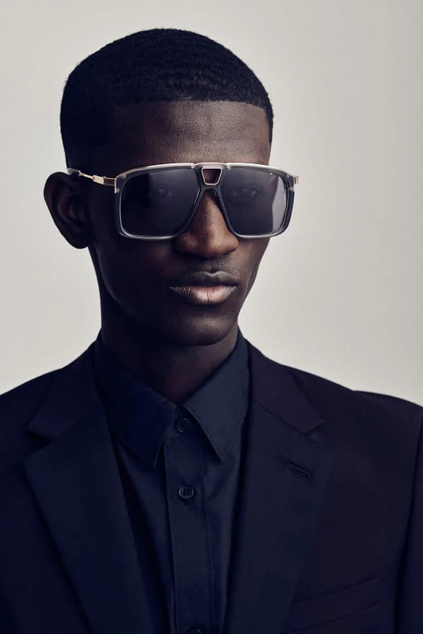 Jacques Marie Mage | SAVOY Charcoal sunglass - ONEPOINTSEVENFOUR