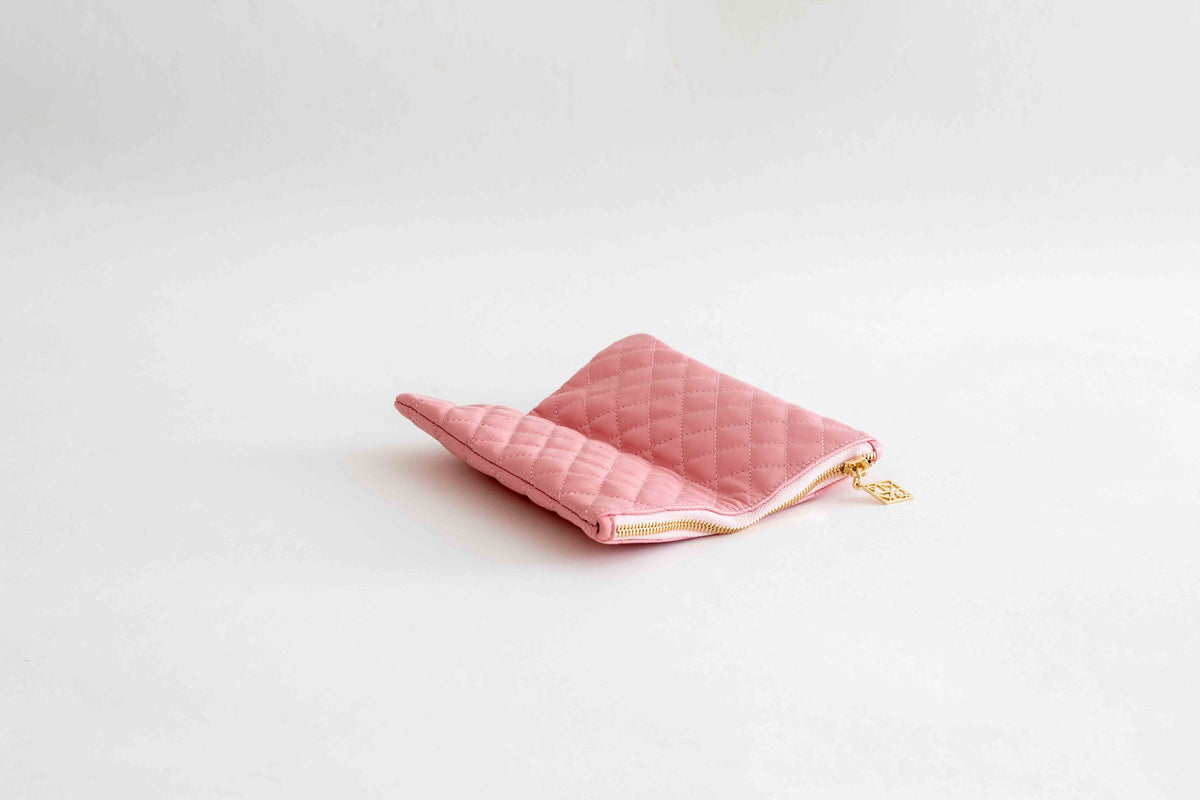Quilted Pouch / Rose