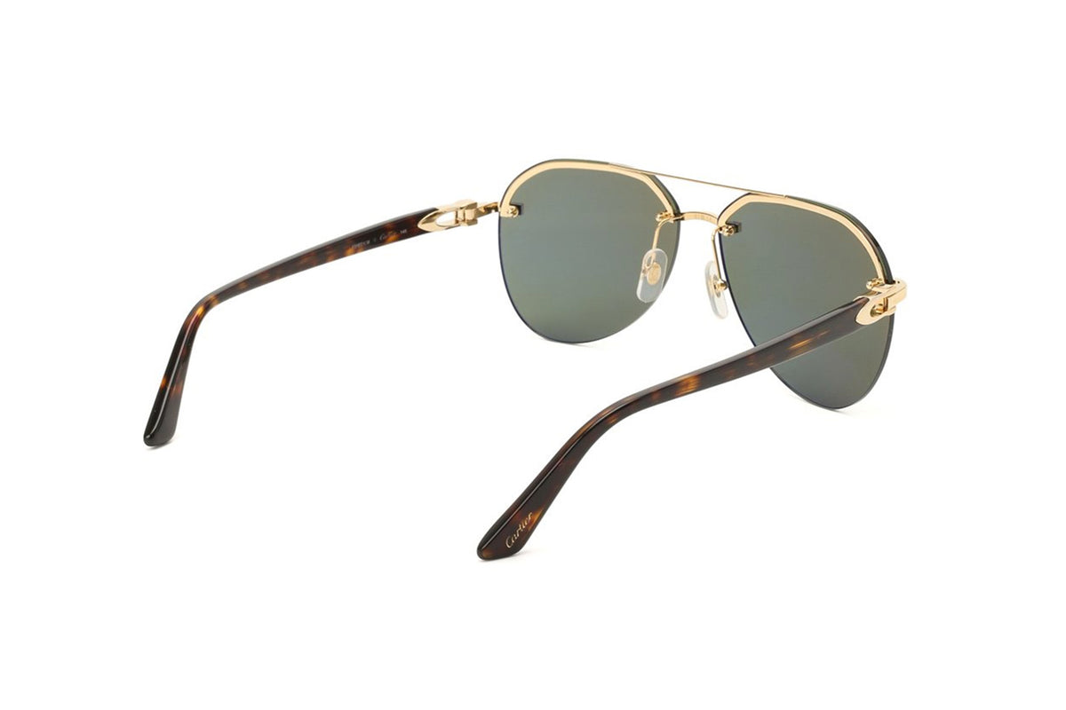 C Décor Sunglasses / Gold and Green