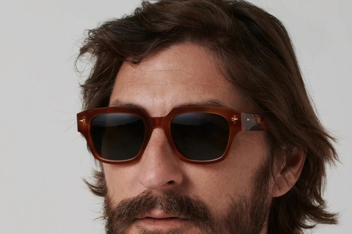 Rivoli / Sunglasses / Yellow Turtle (Green Light lenses)