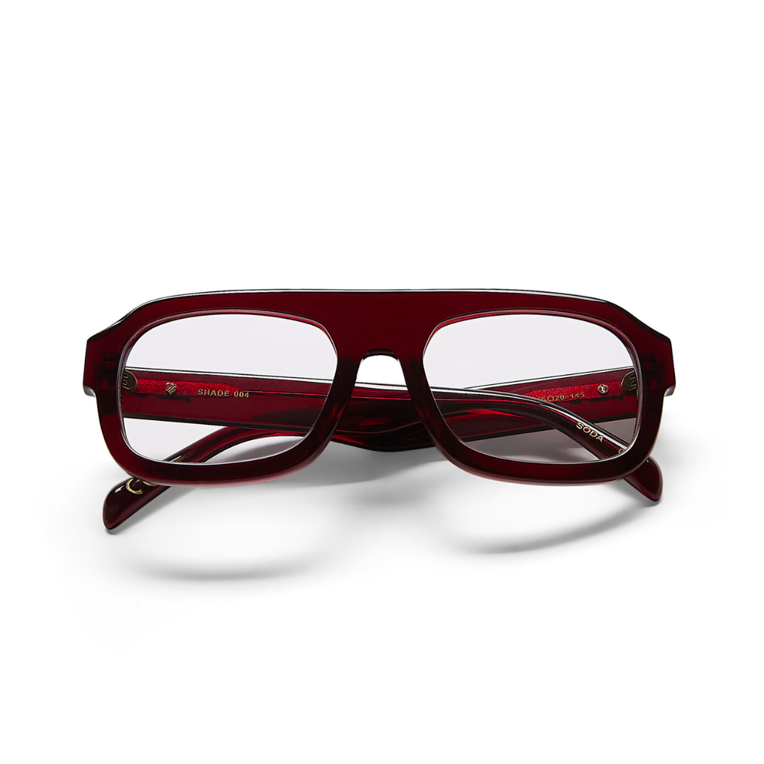 Shade 004 Burgundy / Blue Light Lens