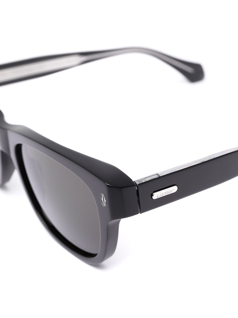 D-frame sunglasses / Black