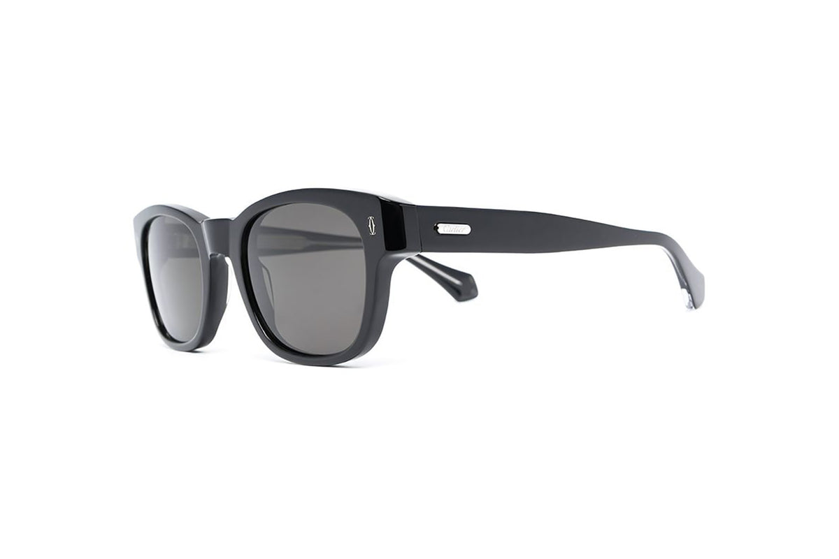 Round-frame Sunglasses / Black