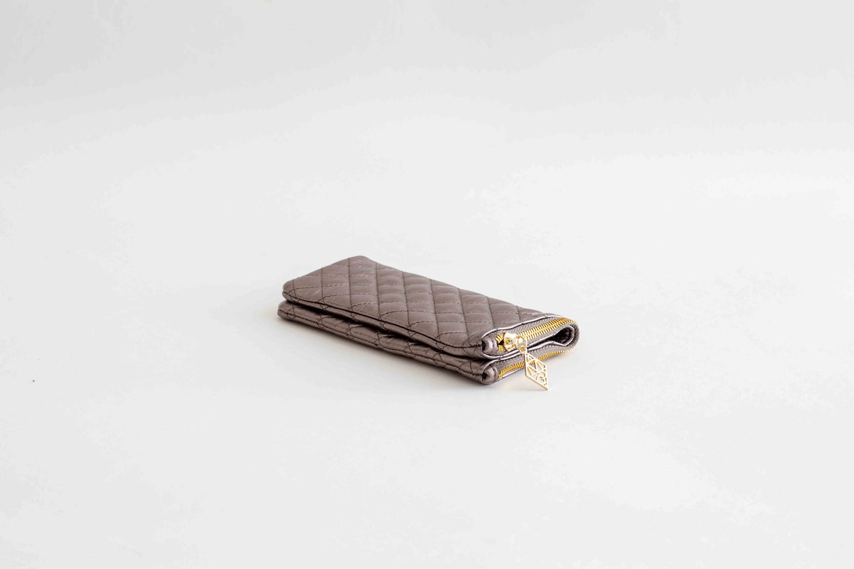 Quilted Pouch / Metallic