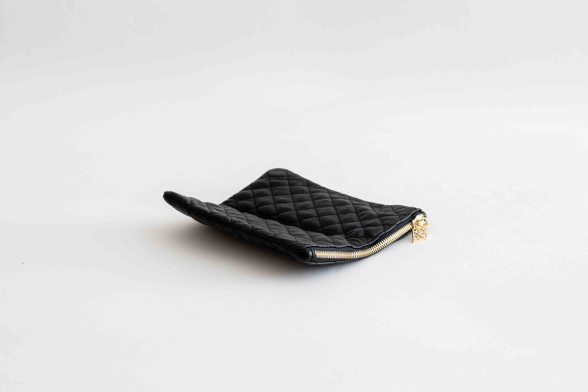 Quilted Pouch / Black