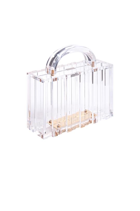 Lucite Pagoda Clear